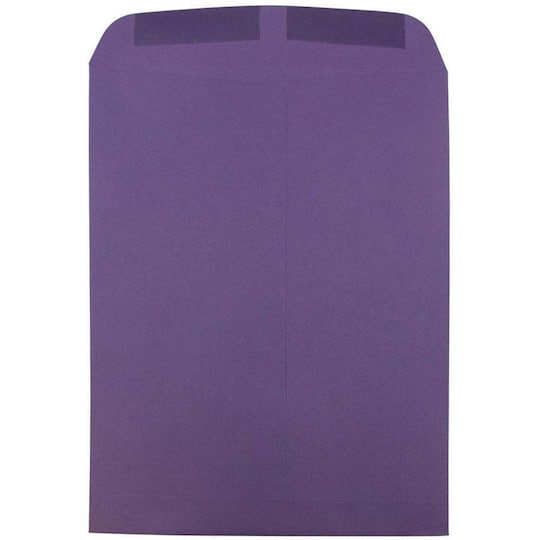 JAM Paper 9" x 12" Dark Purple Open End Catalog Premium Envelopes